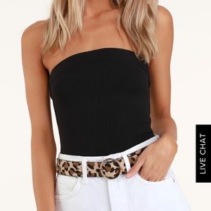 Leopard belt